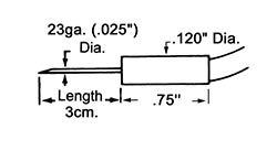 MT-23/3HT Needle Microprobe in Needle Microprobes